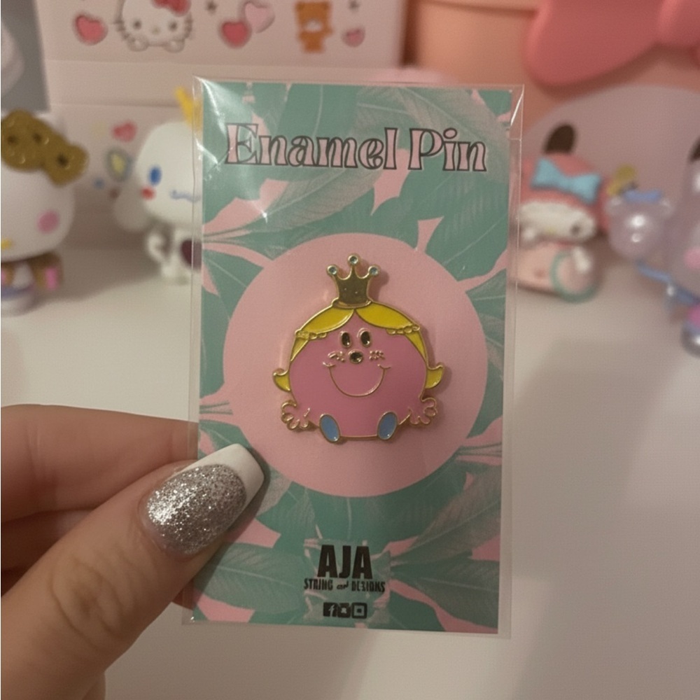 Little Miss Princess Enamel Pin